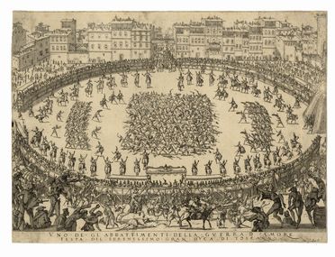 Jacques Callot Nancy 1592 1635 Il Combattimento Delle Sezioni Di