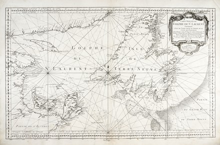 Jacques Nicolas Bellin Parigi 1703 Versailles 1772 Carte