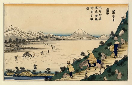 Keisai Eisen Hoshigaoka Edo Da Shiojiri Toge Suwa