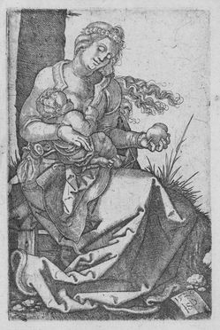 Hans Sebald Beham Norimberga 1500 Francoforte 1550 La Madonna