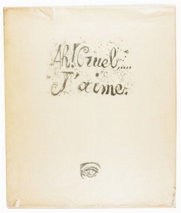  Racine Jean : Ah! Cruel,...  J'aime. Prima stampa della Scena V dell'atto II dalla Fedra [...] nella traduzione inedita di Giuseppe Ungaretti con 7 litografie originali di Enzo del Prato e Gianni Polidori.  Giuseppe Ungaretti  (1888 - 1970), Gianni Polidori, Enzo Del Prato  - Asta Libri, Manoscritti e Autografi - Libreria Antiquaria Gonnelli - Casa d'Aste - Gonnelli Casa d'Aste