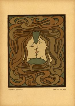  Peter Behrens  (Hamburg, 1868 - Berlin, 1940) : Der Kuss (Il bacio).  - Asta Libri & Grafica - Libreria Antiquaria Gonnelli - Casa d'Aste - Gonnelli Casa d'Aste