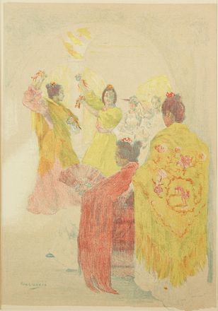  Alexandre Lunois  (Paris, 1863 - 1916) : La Sevillana.  - Auction Books & Graphics - Libreria Antiquaria Gonnelli - Casa d'Aste - Gonnelli Casa d'Aste