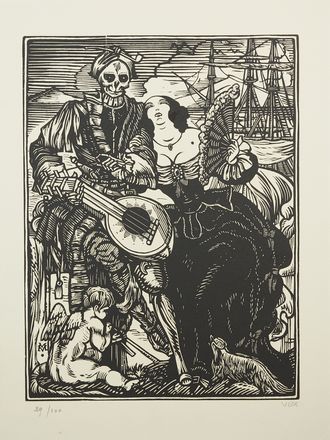  Bohumil Kubista  (Vlckovice, 1884 - 1918) : Prosba (Supplica).  - Auction Books & Graphics - Libreria Antiquaria Gonnelli - Casa d'Aste - Gonnelli Casa d'Aste