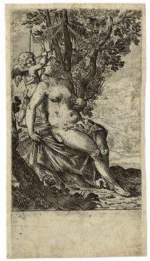  Odoardo Fialetti  (1572) : Lotto di 5 tavole da Scherzi d'Amore.  - Asta Libri & Grafica - Libreria Antiquaria Gonnelli - Casa d'Aste - Gonnelli Casa d'Aste