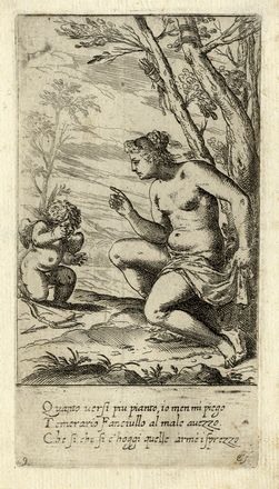  Odoardo Fialetti  (1572) : Lotto di 5 tavole da Scherzi d'Amore.  - Asta Libri & Grafica - Libreria Antiquaria Gonnelli - Casa d'Aste - Gonnelli Casa d'Aste