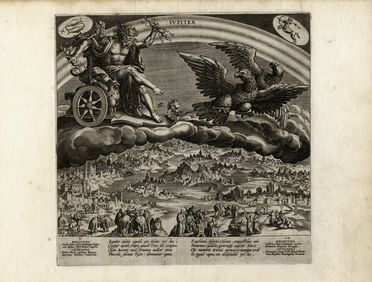  Johannes I (Jan) Sadeler  (Bruxelles,, 1550 - Venezia,, 1600) [da] : I sette pianeti.  - Asta Libri & Grafica - Libreria Antiquaria Gonnelli - Casa d'Aste - Gonnelli Casa d'Aste