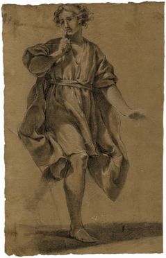  Jacopo Alessandro Calvi (detto il Sordino)  (Bologna, 1740 - 1815) : Studio per figura di Ercole.  - Asta Libri & Grafica - Libreria Antiquaria Gonnelli - Casa d'Aste - Gonnelli Casa d'Aste