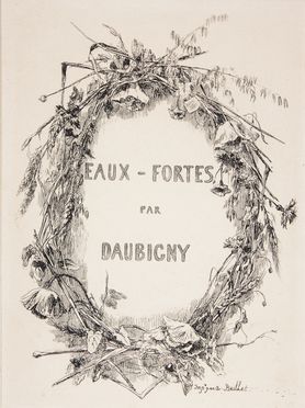  Charles Franois Daubigny  (Parigi, 1817 - 1878) : Lotto composto di 14 incisioni.  - Auction Books & Graphics - Libreria Antiquaria Gonnelli - Casa d'Aste - Gonnelli Casa d'Aste