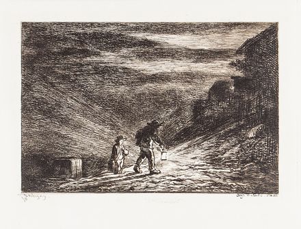  Charles Franois Daubigny  (Parigi, 1817 - 1878) : Voyage en bateau.  - Auction Books & Graphics - Libreria Antiquaria Gonnelli - Casa d'Aste - Gonnelli Casa d'Aste