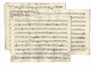  Mosel Giovanni Felice : Concerto per violino.  - Asta Libri & Grafica - Libreria Antiquaria Gonnelli - Casa d'Aste - Gonnelli Casa d'Aste