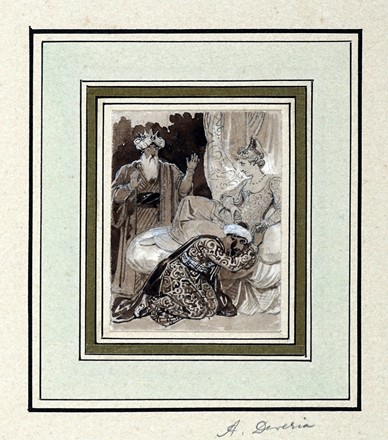  Autori vari : Lotto composto di 13 disegni francesi.  Achille Deveria  (Parigi, 1800 - 1857), Henry Gerbault  (Parigi, 1863 - Roscoff, 1930), Eugne Carrire  (Gourney-Sur-Marne, 1849 - Parigi, 1906), Sigismond Ferdinand Bach  (Stoccarda, 1859 - Compigne, 1952)  - Asta Arte Moderna e Contemporanea [ASTA A TEMPO - PARTE II] - Libreria Antiquaria Gonnelli - Casa d'Aste - Gonnelli Casa d'Aste