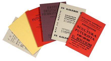 Esposizioni futuriste. 1912-1918. Esposizioni futuriste. II serie. 1918-1931.  - Asta Libri a stampa dal XVI al XX secolo [ASTA A TEMPO - PARTE II] - Libreria Antiquaria Gonnelli - Casa d'Aste - Gonnelli Casa d'Aste