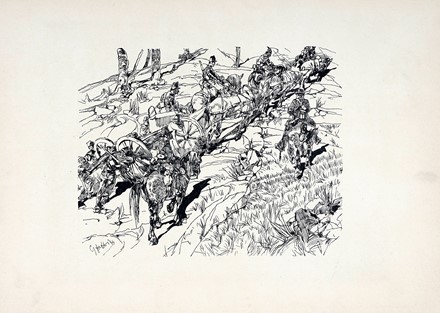  Giovanni Fattori  (Livorno, 1825 - Firenze, 1908) : Sette litografie originali di Giovanni Fattori.  Giovanni Malesci  (Vicchio, 1884 - Milano, 1969)  - Asta Arte Moderna e Contemporanea [ASTA A TEMPO - PARTE II] - Libreria Antiquaria Gonnelli - Casa d'Aste - Gonnelli Casa d'Aste