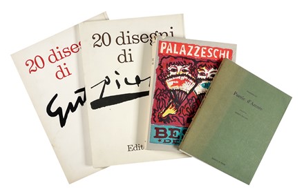  Palazzeschi Aldo : Bestie del 900.  Mino Maccari  (Siena, 1898 - Roma, 1989), Pablo Picasso  (Malaga, 1881 - Mougins, 1973), Renato Guttuso  (Bagheria, 1911 - Roma, 1987), Pier Paolo Pasolini, Ernesto Treccani  (Milano, 1920 - 2009)  - Asta Libri a stampa dal XVI al XX secolo [ASTA A TEMPO - PARTE II] - Libreria Antiquaria Gonnelli - Casa d'Aste - Gonnelli Casa d'Aste