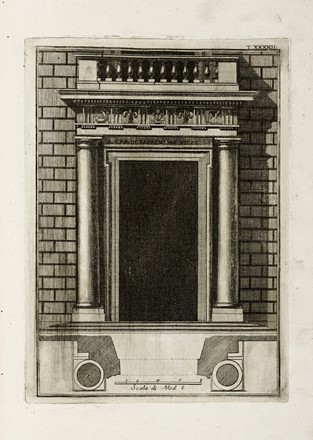  Barozzi (detto il Vignola) Giacomo : Le Regole de' cinque ordini di architettura civile [...] corredate dalle aggiunte fattevi nell'edizione romana dell'anno 1770...  - Asta Libri a stampa dal XVI al XX secolo [ASTA A TEMPO - PARTE II] - Libreria Antiquaria Gonnelli - Casa d'Aste - Gonnelli Casa d'Aste