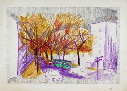  Bruno Paoli  (Firenze, 1915 - 2005) : Lotto composto di 1 dipinto e 2 disegni.  - Auction Modern and Contemporary Art [TIMED AUCTION - SECOND PART] - Libreria Antiquaria Gonnelli - Casa d'Aste - Gonnelli Casa d'Aste