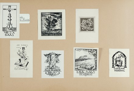  Autori vari : Album di 2022 ex libris.  Michel Fingesten  (Buczkowitz, 1883 - Cerisano, 1943)  - Auction Modern and Contemporary Art [II Part ] - Libreria Antiquaria Gonnelli - Casa d'Aste - Gonnelli Casa d'Aste