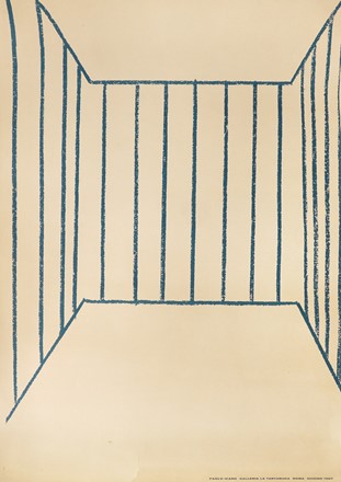  Autori vari : Lotto composto di 8 manifesti.  Ugo Nespolo  (Mosso, 1941), Paolo Soleri  - Auction Ancient, Modern and Contemporary Art [II Part ] - Libreria Antiquaria Gonnelli - Casa d'Aste - Gonnelli Casa d'Aste