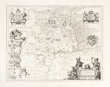  Johannes Blaeu  (Alkmaar, 1596 - Amsterdam, 1673) : Radnoria Comitatus Radnor Shire.  - Asta Arte Antica, Moderna e Contemporanea [Parte I] - Libreria Antiquaria Gonnelli - Casa d'Aste - Gonnelli Casa d'Aste