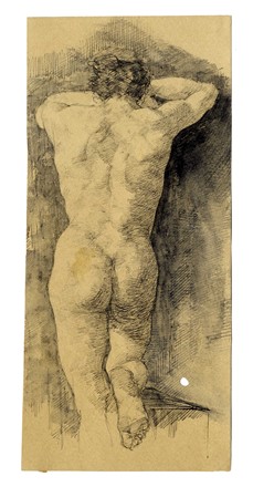 Lotto di tre nudi maschili.  - Auction Ancient, Modern and Contemporary Art [II Part ] - Libreria Antiquaria Gonnelli - Casa d'Aste - Gonnelli Casa d'Aste