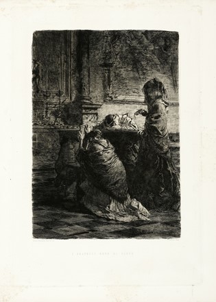  Mos Bianchi  (Monza, 1840 - 1904) : Lotto composto di 3 incisioni.  - Auction Modern and Contemporary Art [II Part ] - Libreria Antiquaria Gonnelli - Casa d'Aste - Gonnelli Casa d'Aste
