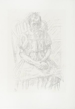  Pio Semeghini  (Quistello, 1878 - Verona, 1964) : Bambina di Murano.  - Auction Modern and Contemporary Art [II Part ] - Libreria Antiquaria Gonnelli - Casa d'Aste - Gonnelli Casa d'Aste
