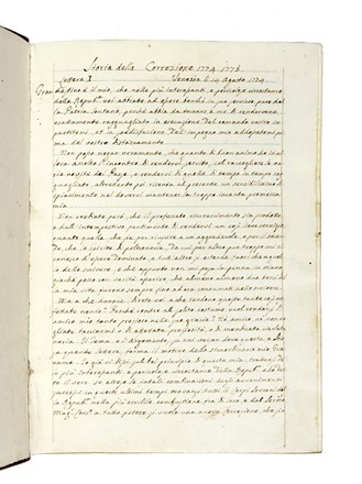 Storia della correzione.  - Auction Books, autographs and manuscripts - Libreria  [..]