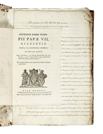 Documenti relativi alle contestazioni insorte fra la Santa Sede ed il Governo Francese.  - Asta Libri, autografi e manoscritti - Libreria Antiquaria Gonnelli - Casa d'Aste - Gonnelli Casa d'Aste