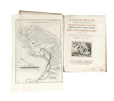  Feroni Silvio Silvio : Ragionamenti intorno allo stato del fiume Arno e dell?acque della Valdinievole.  Giovanni Targioni Tozzetti, Giuseppe Ansaldi  - Asta Libri, autografi e manoscritti - Libreria Antiquaria Gonnelli - Casa d'Aste - Gonnelli Casa d'Aste