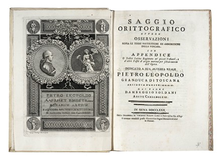  Soldani Ambrogio : Saggio orittografico ovvero osservazioni sopra le terre nautilitiche ed ammonitiche della Toscana.  Giuseppe Giuli  - Asta Libri, autografi e manoscritti - Libreria Antiquaria Gonnelli - Casa d'Aste - Gonnelli Casa d'Aste