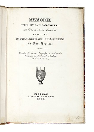  Tramontani Luigi : Istoria naturale del Casentino con la vera teoria della terra...  [..]