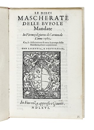 Le dieci mascherate delle bufole mandate in Firenze il giorno di Carnovale l'anno  [..]