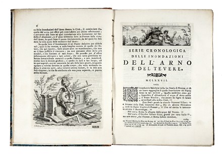  Morozzi Ferdinando : Dello stato antico e moderno del fiume Arno e delle cause  [..]