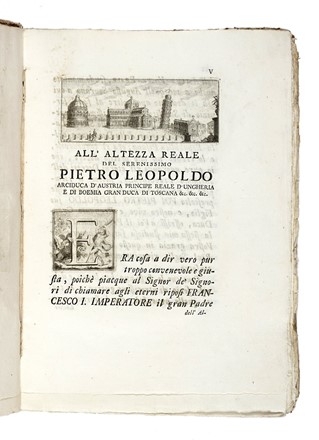  Dal Borgo Flaminio : Dissertazioni sopra l'istoria pisana [...]. Tomo I. Parte I (-II).  - Asta Libri, autografi e manoscritti - Libreria Antiquaria Gonnelli - Casa d'Aste - Gonnelli Casa d'Aste