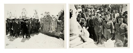  Benito Mussolini : Raccolta di 8 fotografie raffiguranti il Duce, alcune in Libia.  - Asta Libri, autografi e manoscritti - Libreria Antiquaria Gonnelli - Casa d'Aste - Gonnelli Casa d'Aste