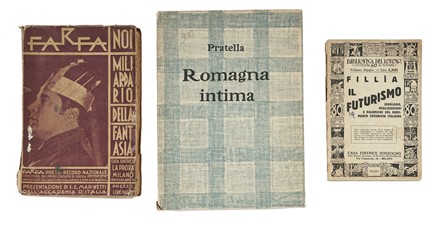  Farfa (pseud. di Vittorio Tommasini) : Noi miliardario della fantasia [...] presentazione di S. E. Marinetti.  Filippo Tommaso Marinetti  (1876 - 1994), Fillia [pseud. di Colombo Luigi Enrico], Francesco Balilla Pratella  (1880 - 1955)  - Asta Libri, autografi e manoscritti - Libreria Antiquaria Gonnelli - Casa d'Aste - Gonnelli Casa d'Aste