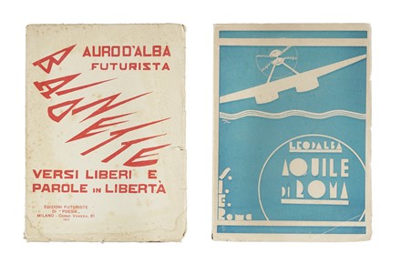  D'Alba Auro : Baionette: versi liberi e parole in libert.  Filippo Tommaso Marinetti  (1876 - 1994)  - Asta Libri, autografi e manoscritti - Libreria Antiquaria Gonnelli - Casa d'Aste - Gonnelli Casa d'Aste