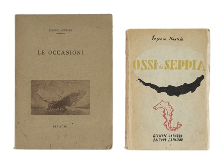  Montale Eugenio : Ossi di seppia. Letteratura italiana, Letteratura  - Auction  [..]