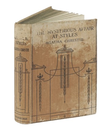  Christie Agatha : The Mysterious Affair at Styles. A detective story.  - Auction  [..]