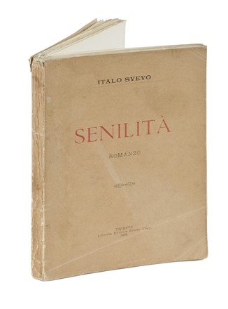  Svevo Italo : Senilit. Romanzo.  - Auction Books, autographs and manuscripts -  [..]