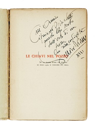  Govoni Corrado [e altri] : Lotto di 10 opere di letteratura italiana.  Giovanni Papini  (Firenze, 1881 - Firenze, 1956), Ardengo Soffici  (Rignano sull'Arno (Firenze), 1879 - Forte dei Marmi (Lucca), 1964), Giuseppe Prezzolini, Lorenzo Viani  (Viareggio, 1882 - Ostia, 1936)  - Asta Libri, autografi e manoscritti - Libreria Antiquaria Gonnelli - Casa d'Aste - Gonnelli Casa d'Aste