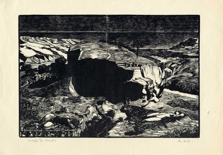  Adolfo De Carolis  (Montefiore dell'Aso, 1874 - Roma, 1928) : Lotto composto di 4 incisioni.  - Asta Arte Antica, Orientale, Moderna e Contemporanea [parte II] - Libreria Antiquaria Gonnelli - Casa d'Aste - Gonnelli Casa d'Aste