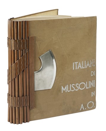  Garatti Celso Maria : Italiani di Mussolini in A.O. Fascismo, Libro d'Artista,  [..]