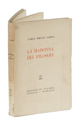  Gadda Carlo Emilio : La madonna dei filosofi. Letteratura italiana, Letteratura  [..]