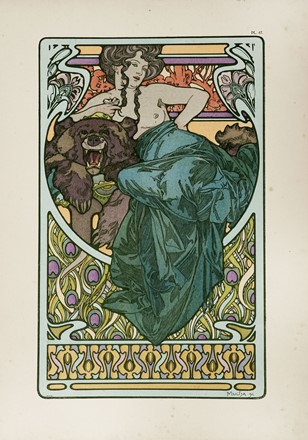  Mucha Alphonse : Documents dcoratifs. 1901-1902.  - Auction Books, autographs  [..]