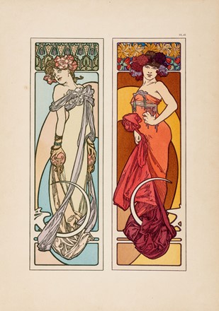  Mucha Alphonse : Documents dcoratifs. 1901-1902.  - Auction Books, autographs  [..]