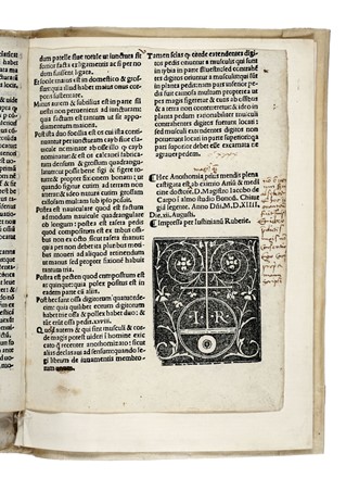  Berengario Jacopo : Anatomia Carpi. Isagoge breves perlucide ac uberime, in anatomiam humani corporis...  Mondino Liuzzi o Liucci (dei)  - Asta Libri, autografi e manoscritti - Libreria Antiquaria Gonnelli - Casa d'Aste - Gonnelli Casa d'Aste