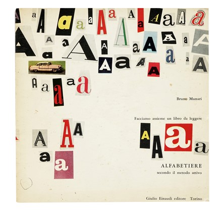  Munari Bruno : Alfabetiere. Facciamo assieme un libro da leggere secondo il metodo  [..]