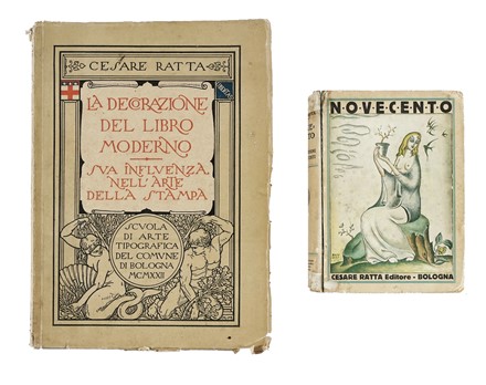  Ratta Cesare : La decorazione del libro moderno. Sua influenza nell'arte della stampa.  - Asta Libri, autografi e manoscritti - Libreria Antiquaria Gonnelli - Casa d'Aste - Gonnelli Casa d'Aste